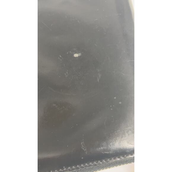 MOSCHINO Vintage Black Leather Wallet, Made in Italy - Picture 5 of 14